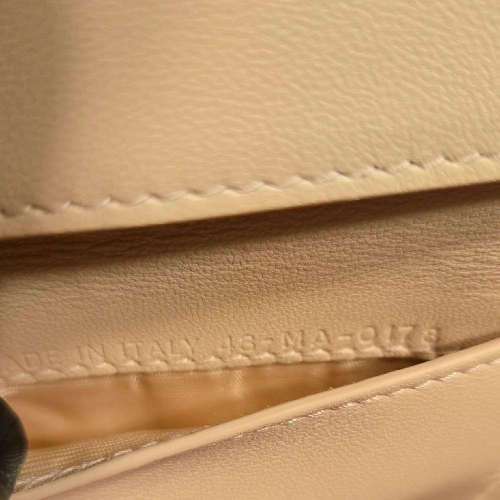 Lady Dior(Like New)Lotus Cannage Lambskin Blush Pink Bifold Wallet